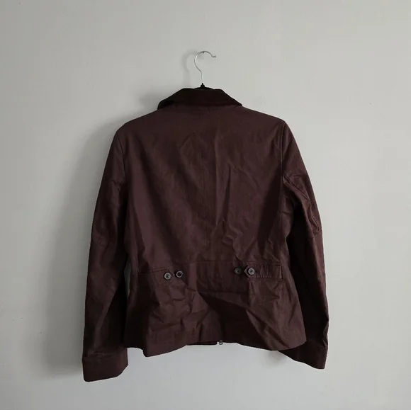 NWOT TALBOTS Brown Waxed Barn Jacket - Picture 5 of 8